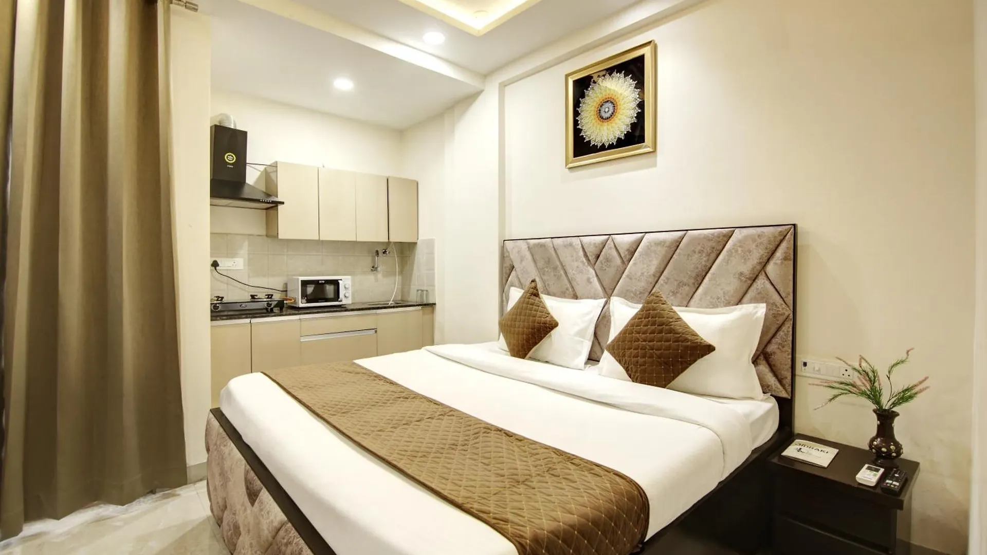 Limewood Stay 1Bhk Apartments Near Huda Metro And Fortis Hospital Gurgáon
