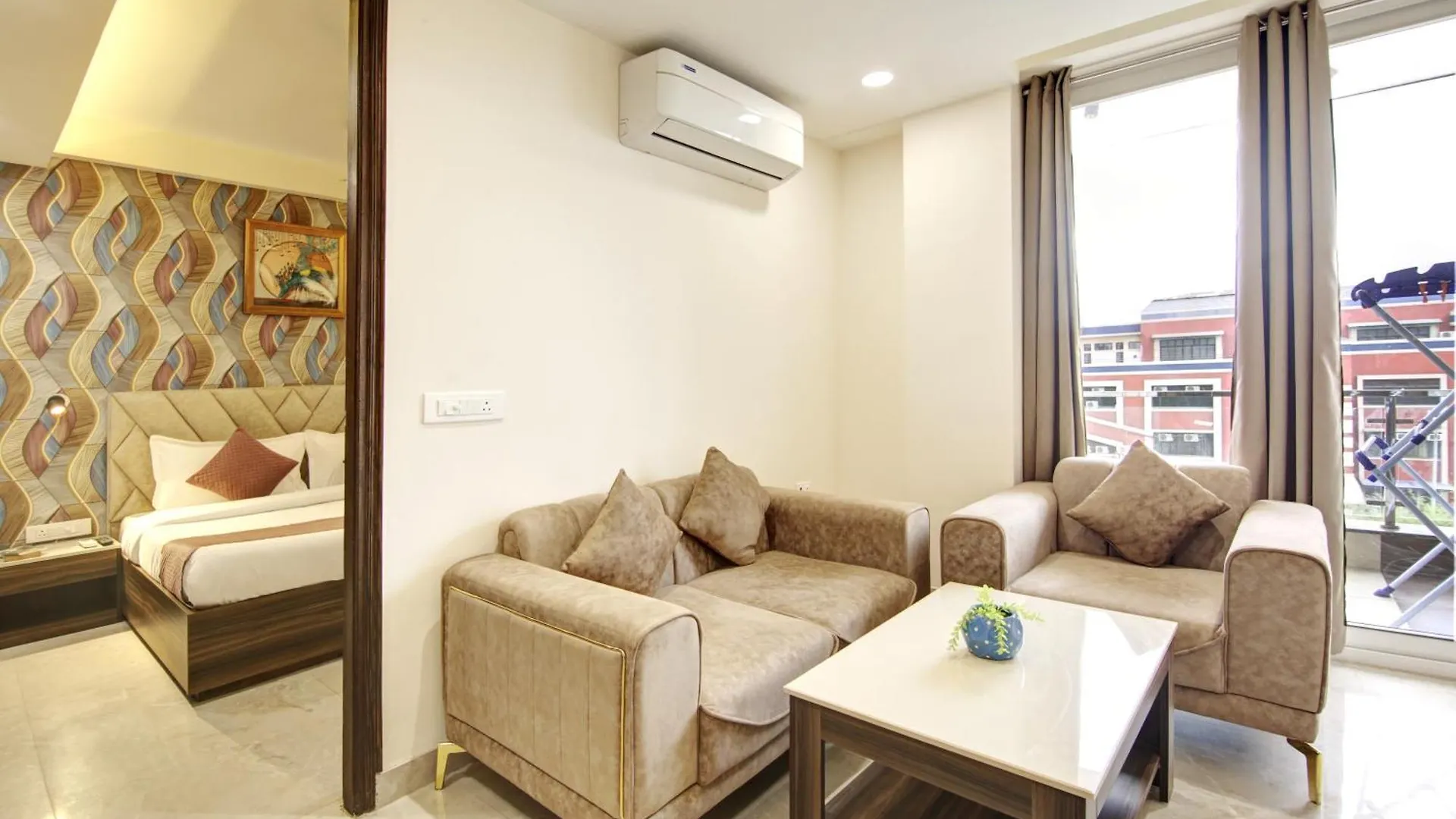 Limewood Stay 1Bhk Apartments Near Huda Metro And Fortis Hospital Gurgáon